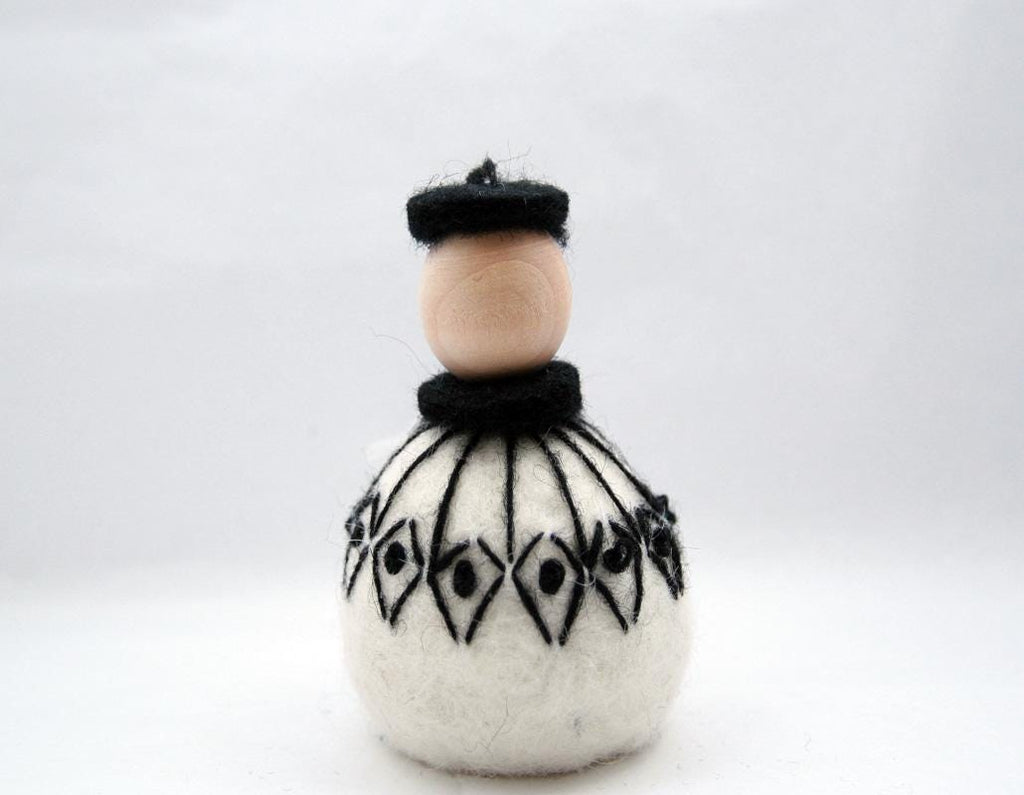 Icelandic Felted Wool Shepherd Handmade