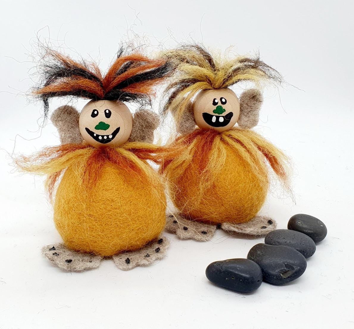 Handmade Icelandic Troll Felted