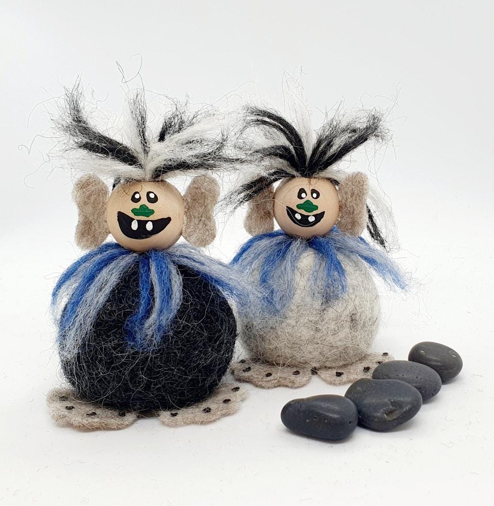 Handmade Icelandic Troll Felted