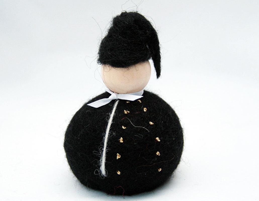 Icelandic Felted Gentleman Handmade