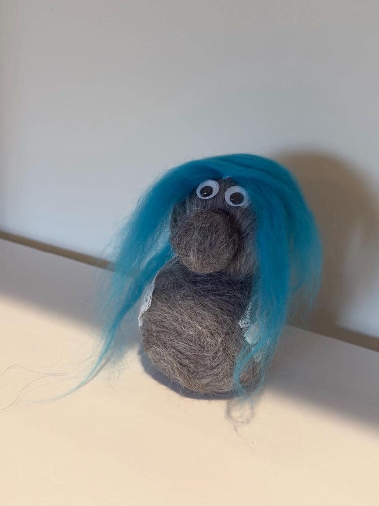 Handmade Icelandic Troll Felted