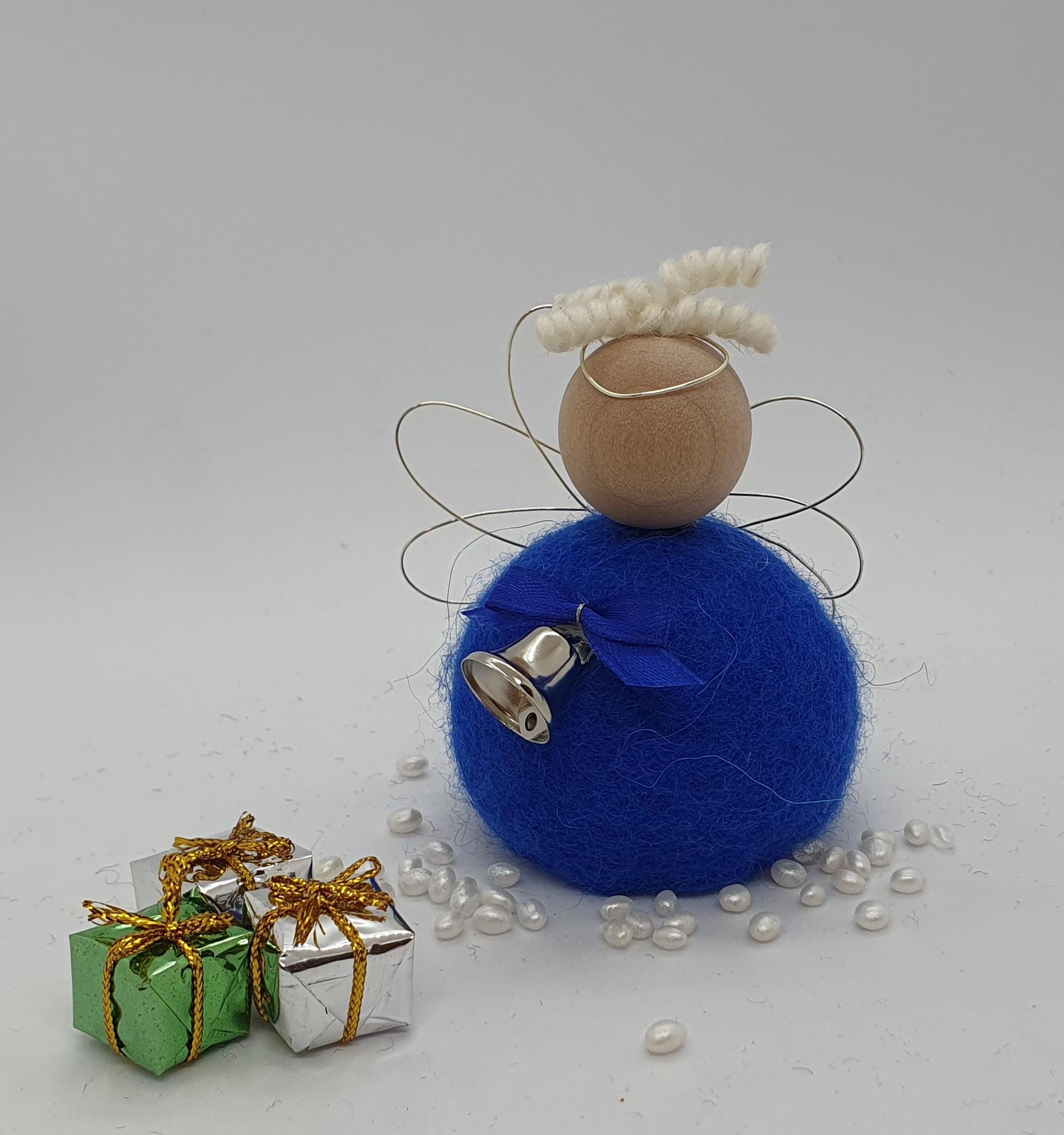 Icelandic Wool Handmade Felted Angel