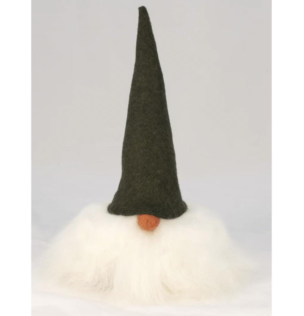 Hnúskur Gnome Icelandic Felted Wool Fólk Handmade Gnome