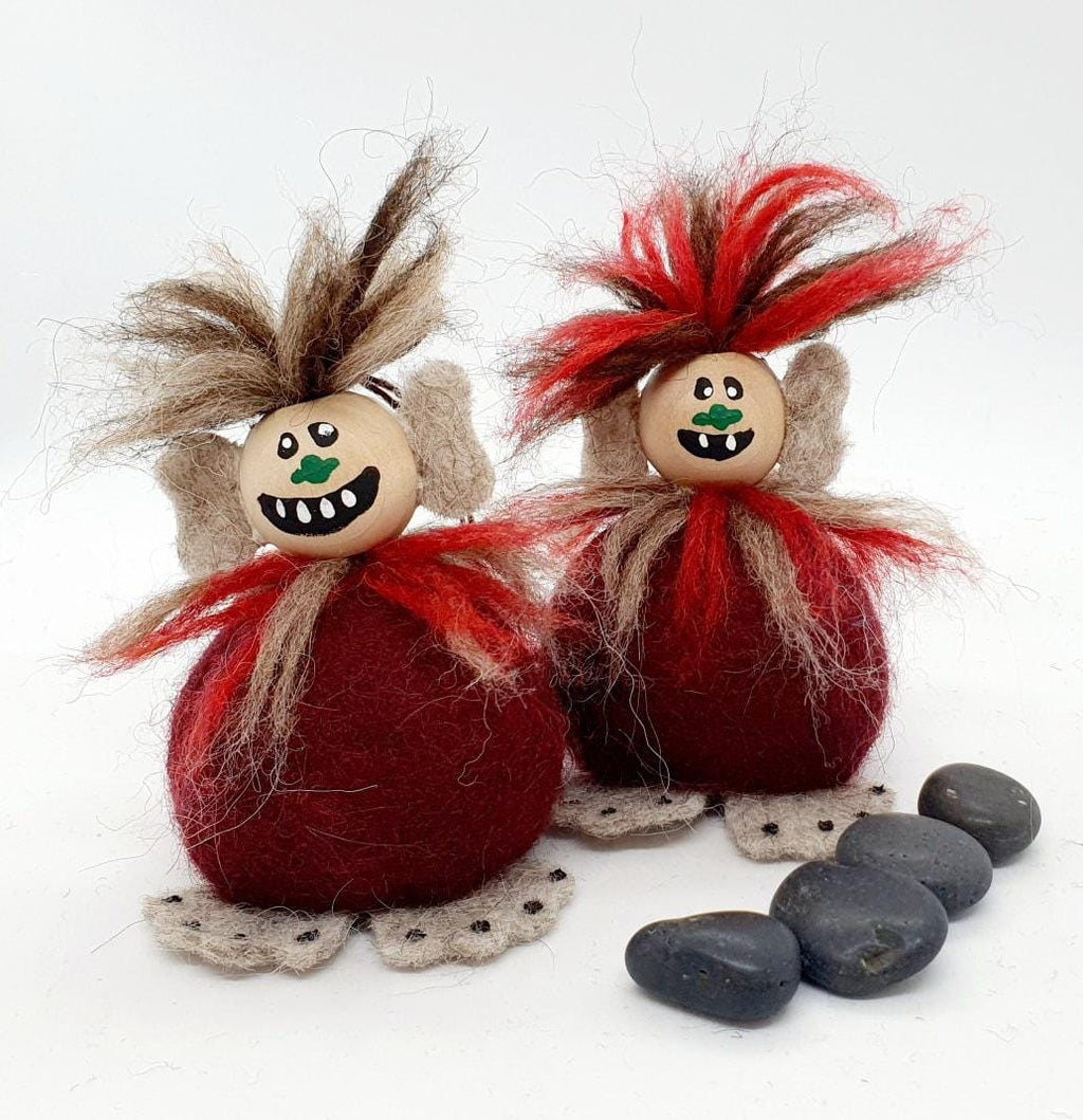 Handmade Icelandic Troll Felted