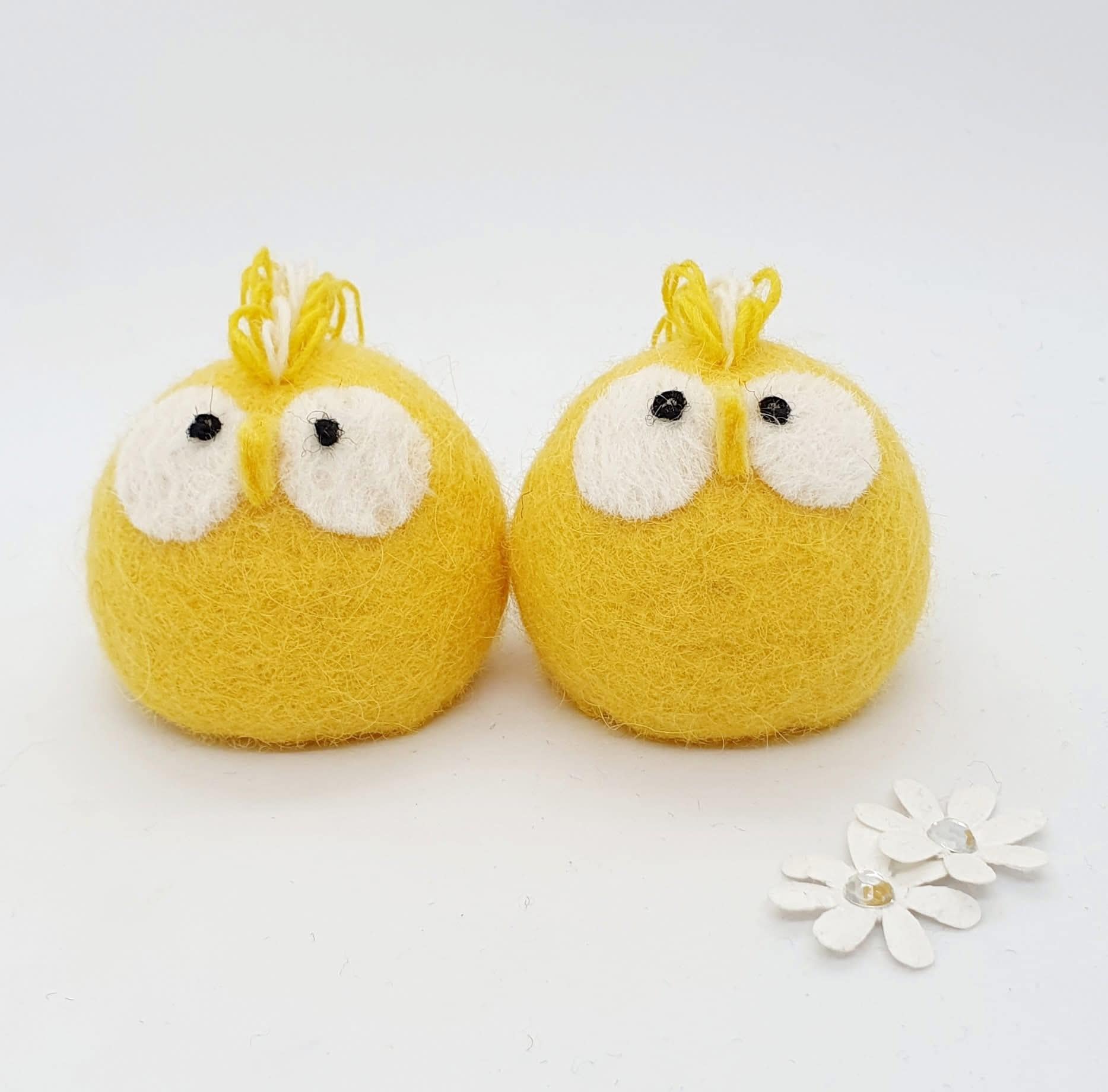 Icelandic Felted Wool Easter Chick Handmade