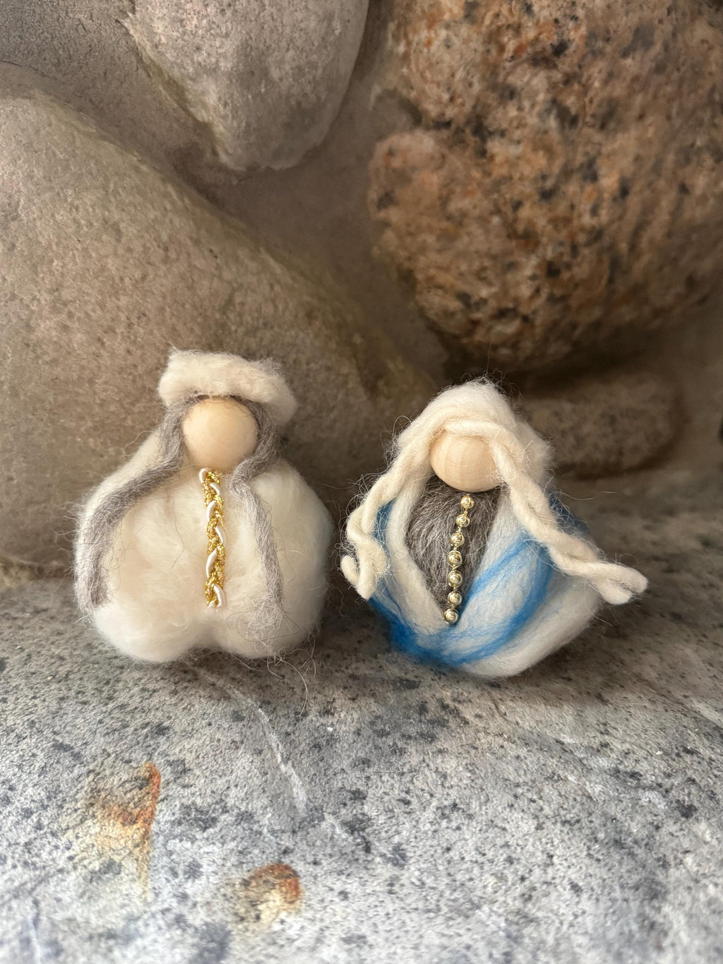 Icelandic Felted Yule Goddess