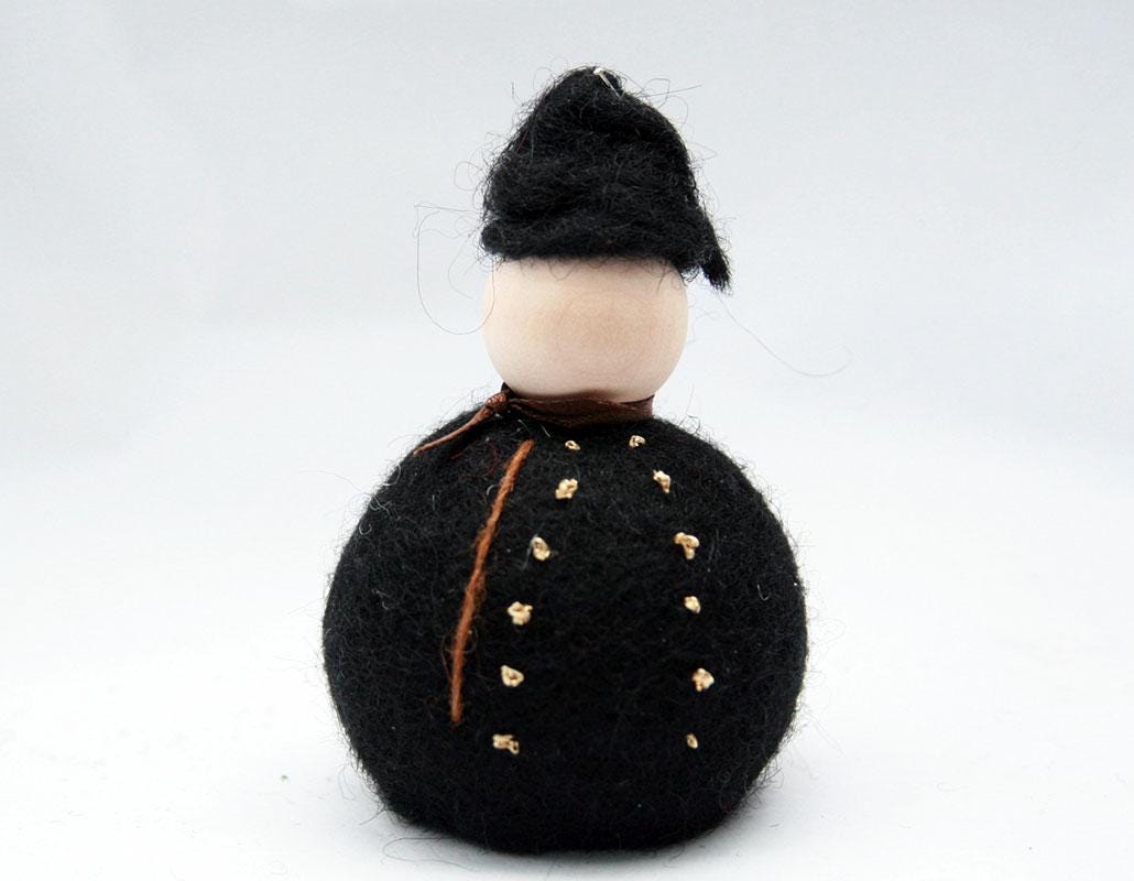 Icelandic Felted Gentleman Handmade