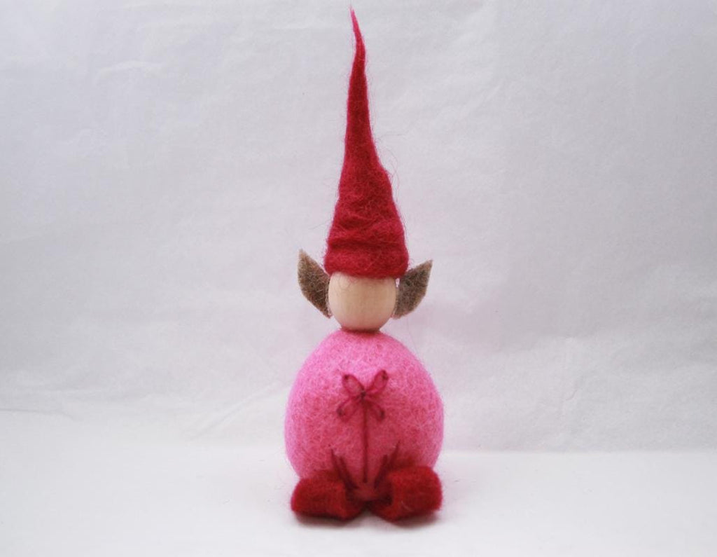 Icelandic Felted Wool Elf Handmade