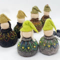 Icelandic Felted Wool Lopapeysa Fólk Handmade