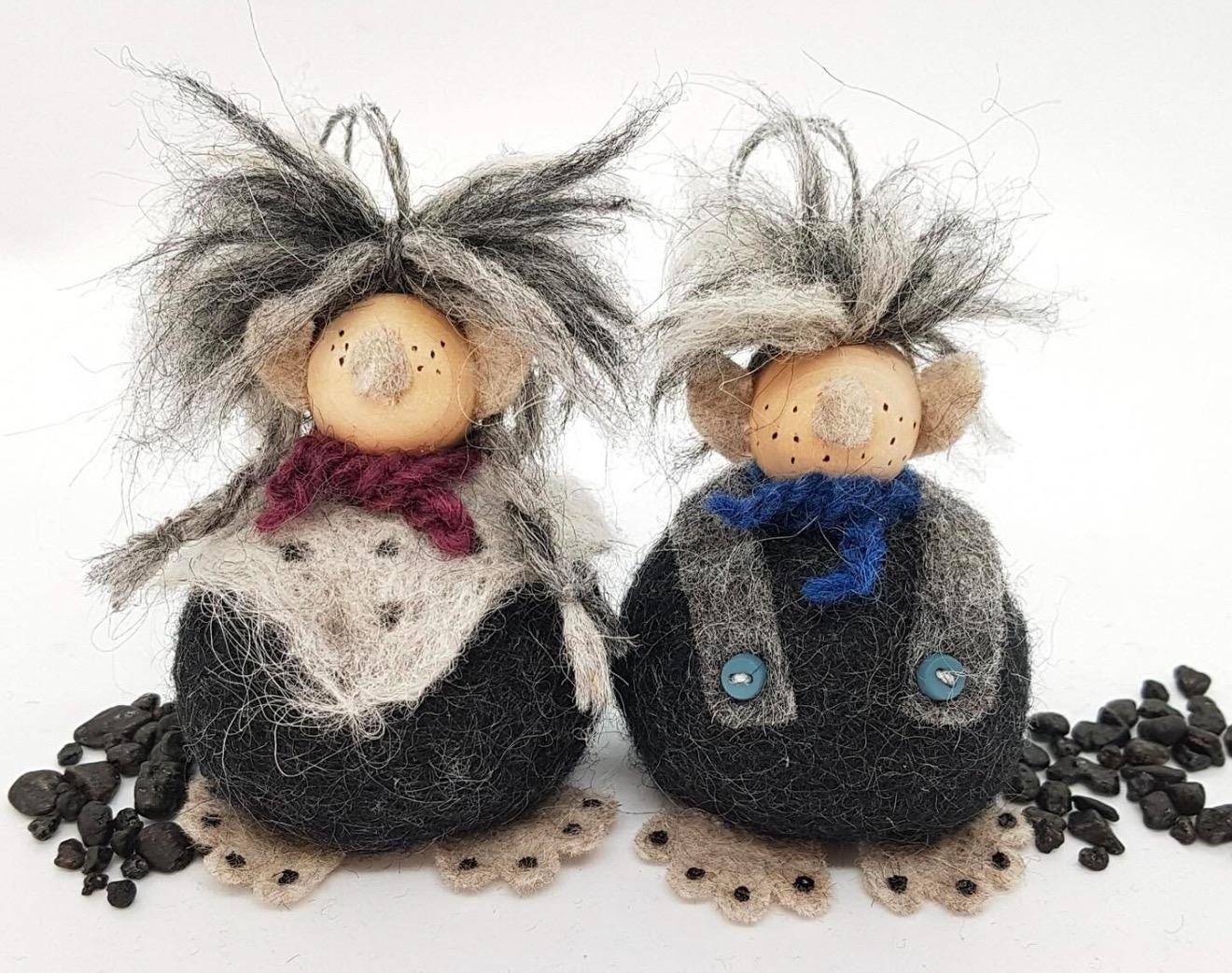 Handmade Icelandic Troll Felted