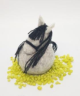 Icelandic Felted Wool Horse Handmade