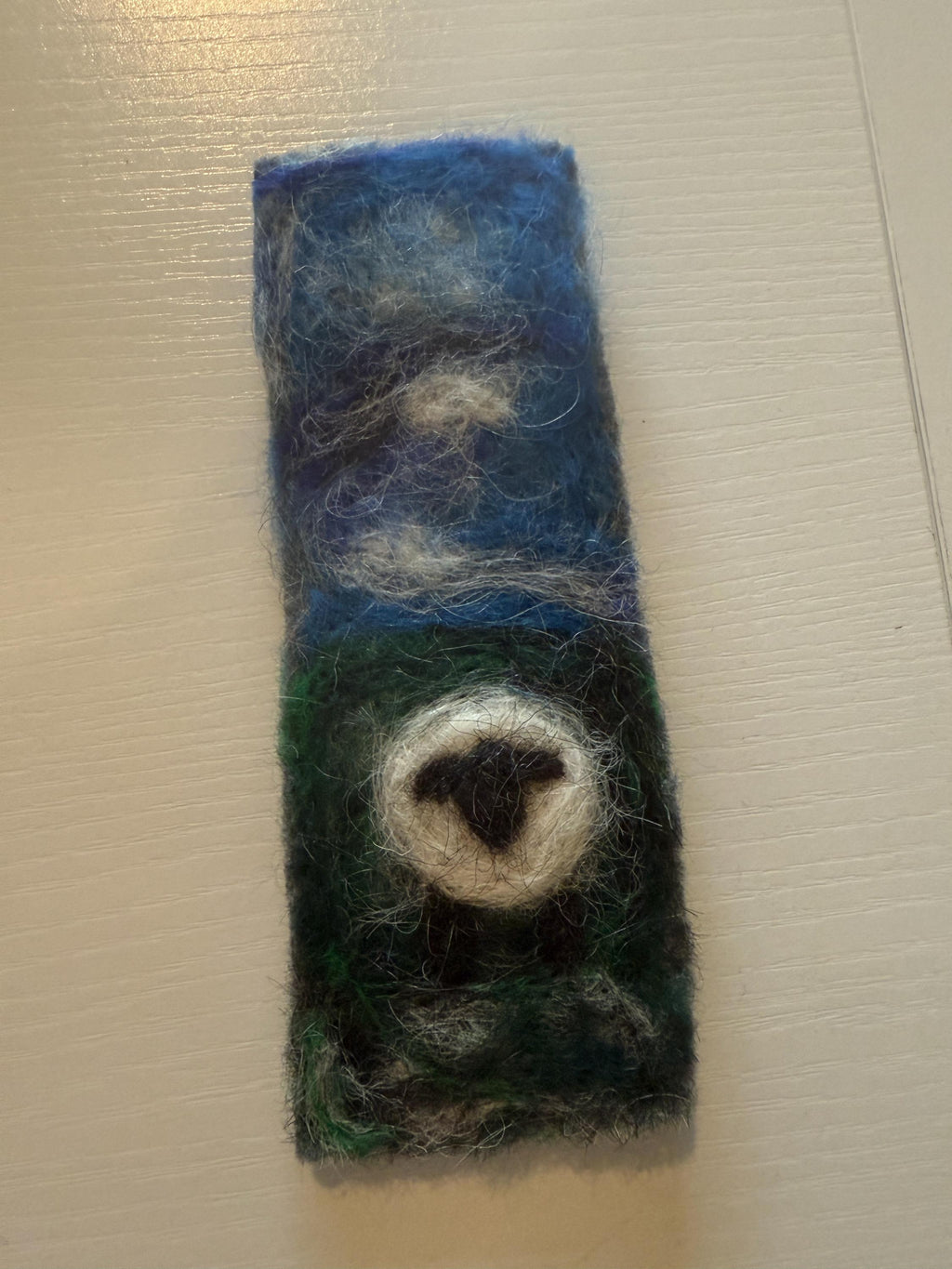 Handmade Icelandic Wool Felt Sheep Bookmark