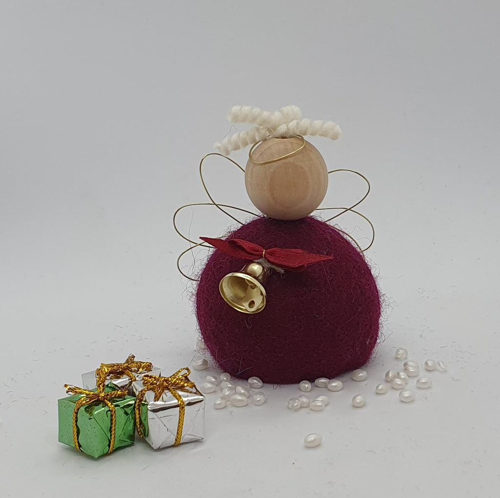 Icelandic Wool Handmade Felted Angel