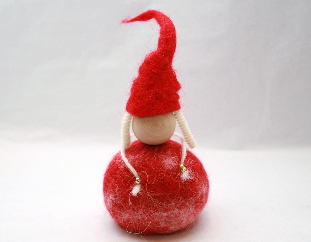Mrs. Clause Santa’s Wife Handmade Felted Icelandic Wool