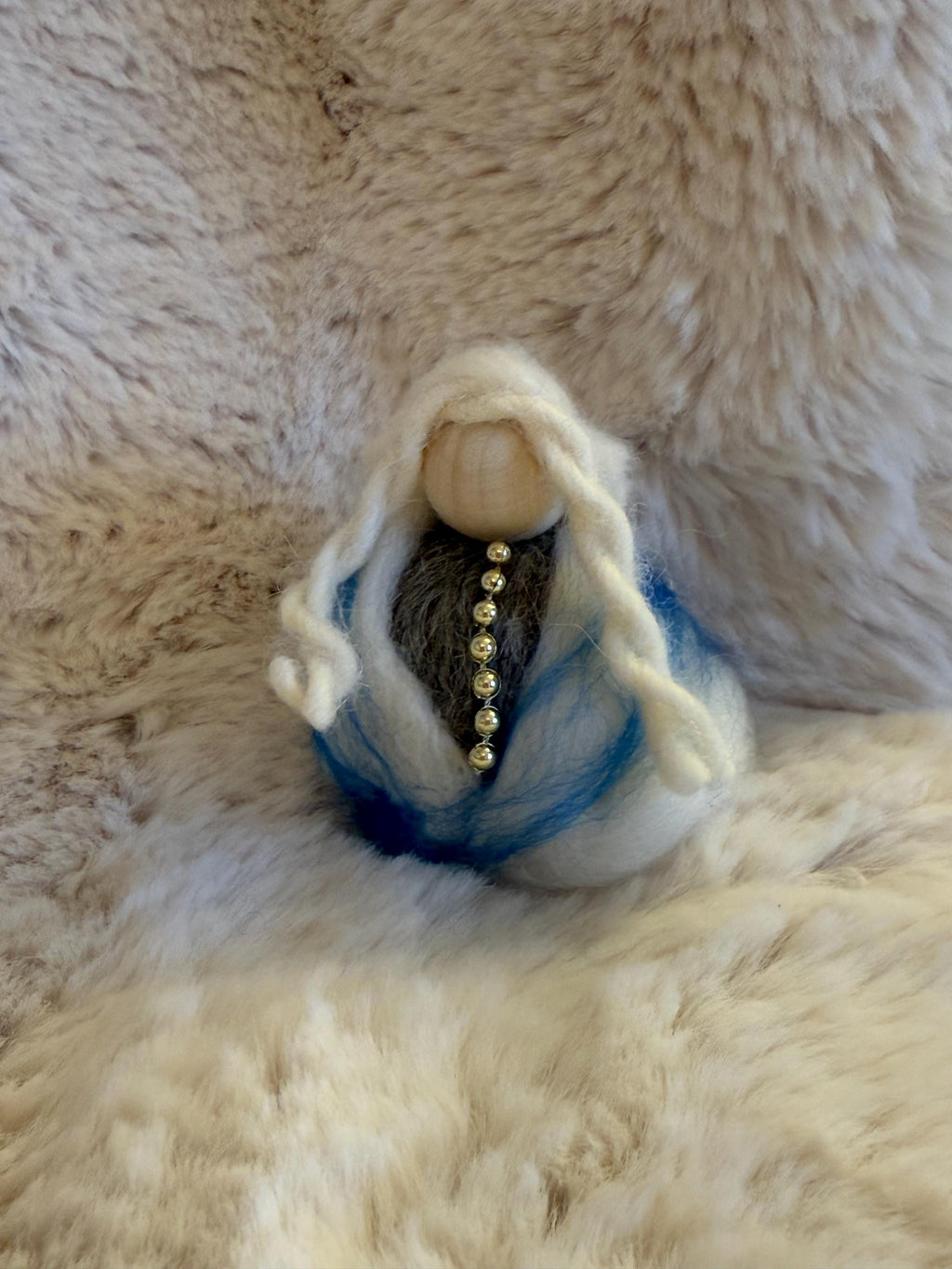 Icelandic Felted Yule Goddess