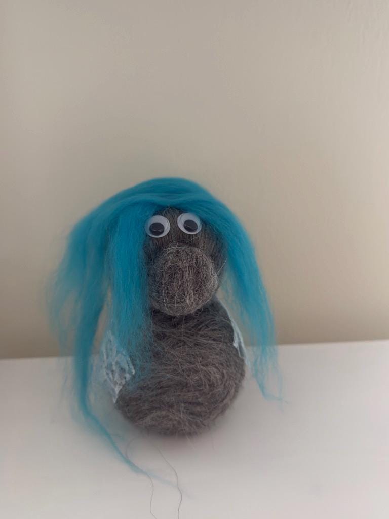 Handmade Icelandic Troll Felted