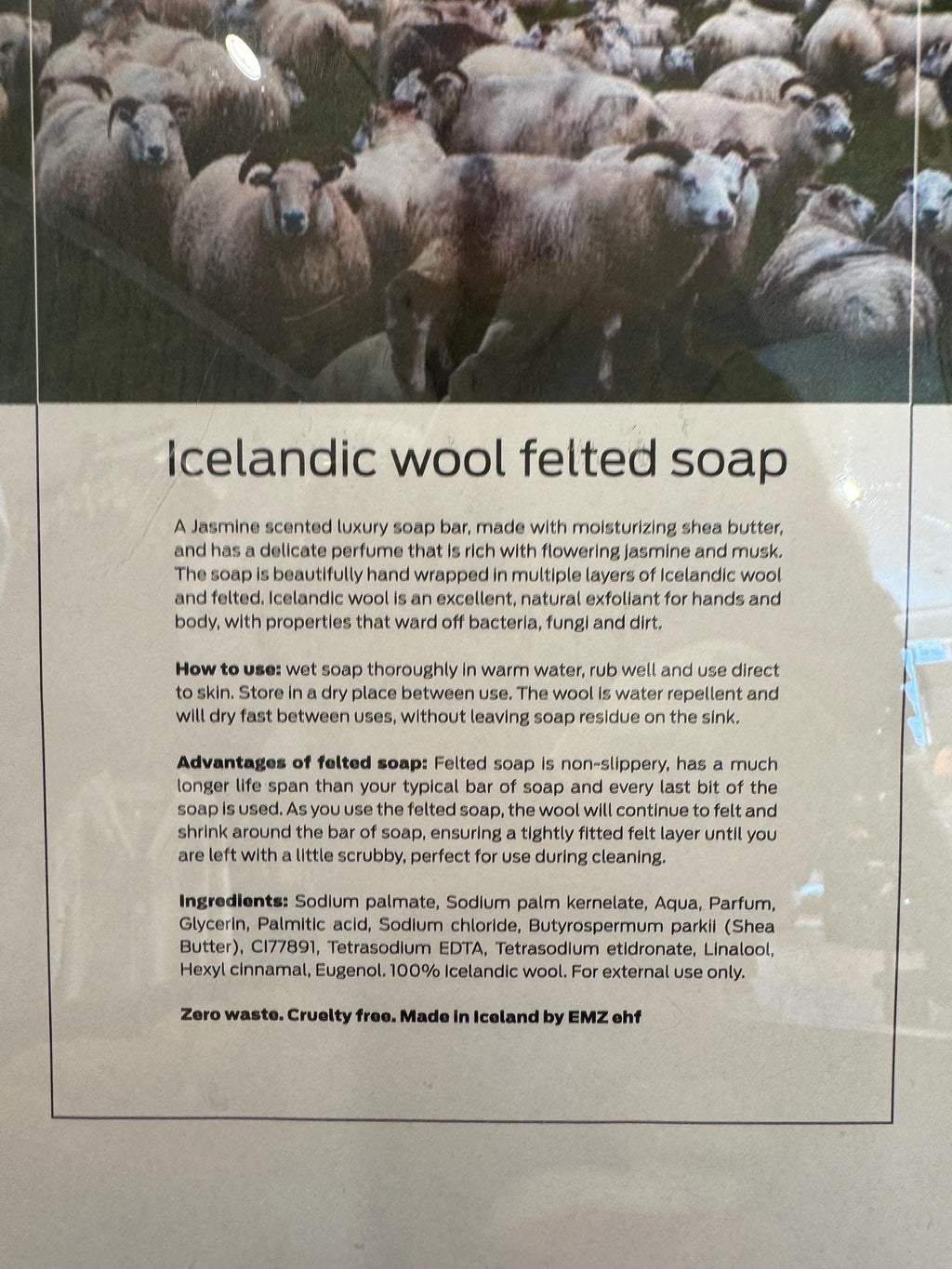 Icelandic Wool Felted Soap