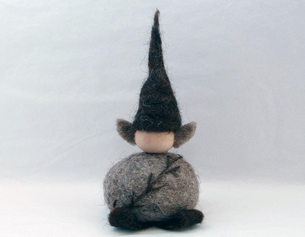 Icelandic Felted Wool Elf Handmade