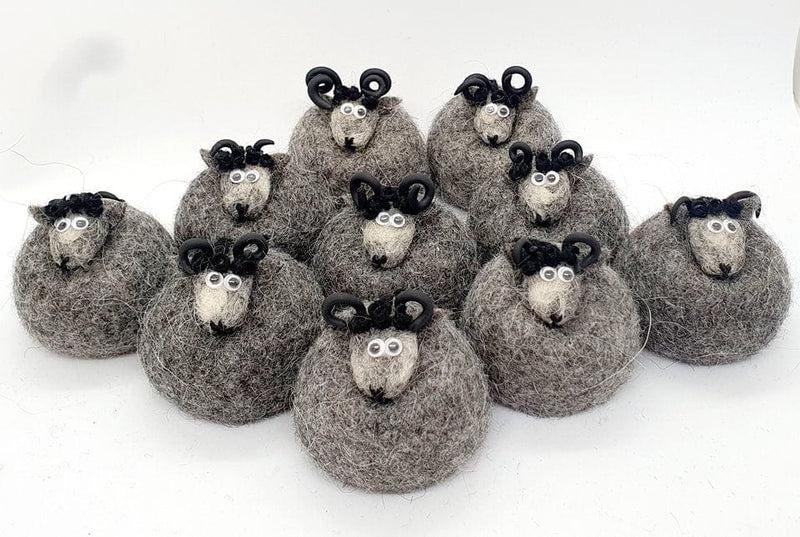 Icelandic Felted Wool Sheep Handmade