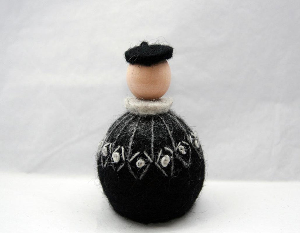 Icelandic Felted Wool Shepherd Handmade