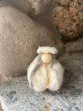 Icelandic Felted Snow Fairy